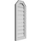 Ekena Millwork Octagonal Top Surface Mount PVC Gable Vent w/ 2"W x 1-1/2"P Brickmould Frame, 12"W x 30"H GVPOT12X3002SF - alternate 4